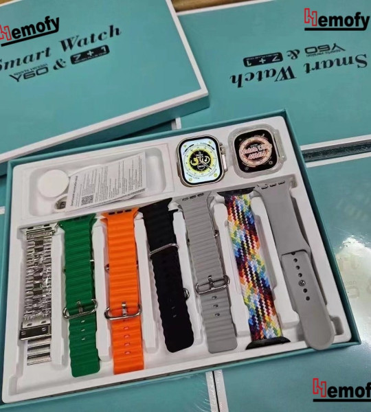 Y60 Smart Watch Sports Version With 7 In 1 Straps - Modern Wears