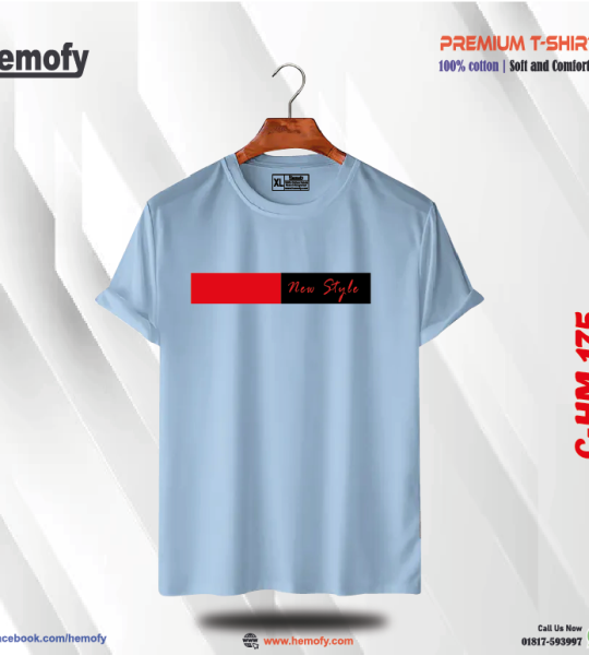 New Stylish Premium Quality Soft And Comfortable 100% Cotton T-shirt For Men