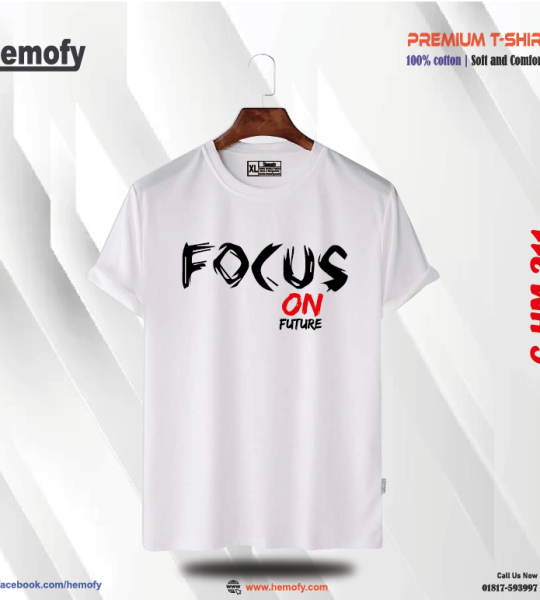 Premium Quality Soft And Comfortable 100% Cotton T-shirt For Men